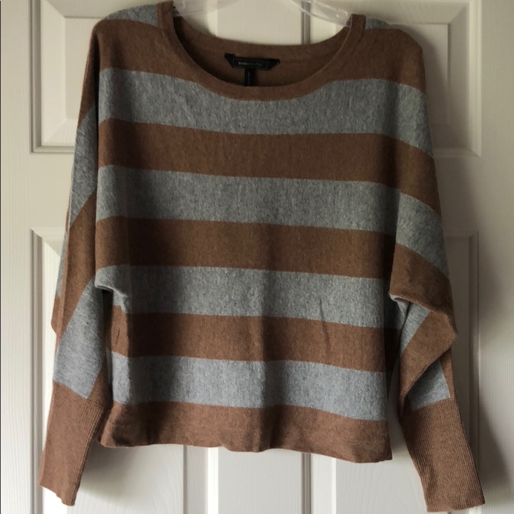 Sweater with dolman sleeves